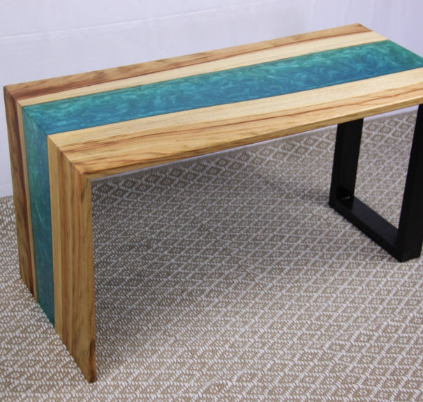 Coffee Table with Waterfall Look