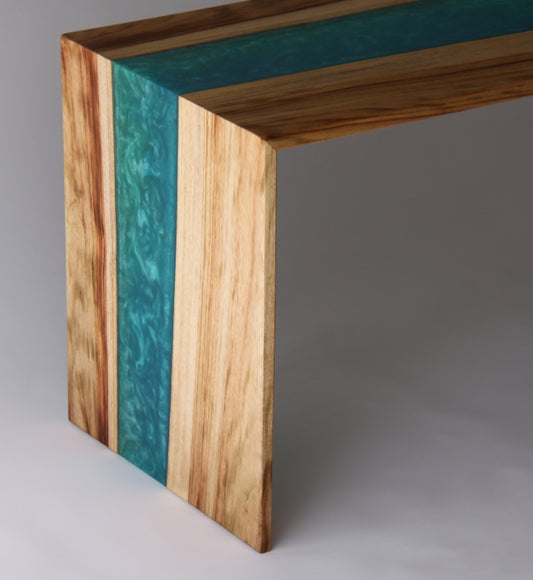 Coffee Table with Waterfall Look
