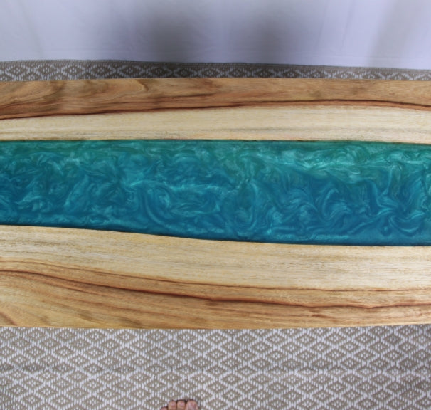 Coffee Table with Waterfall Look