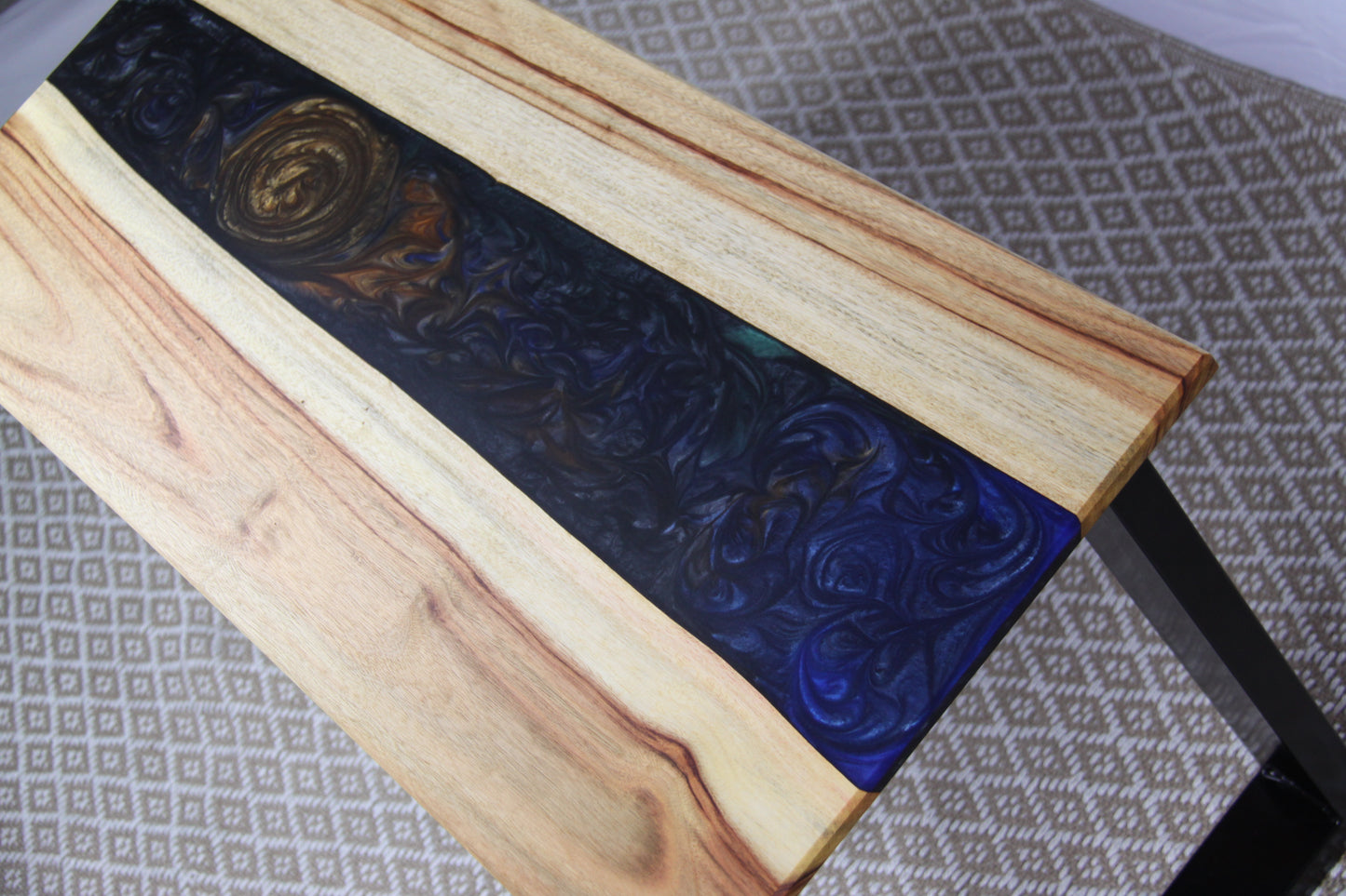 Coffee Table with Waterfall Look
