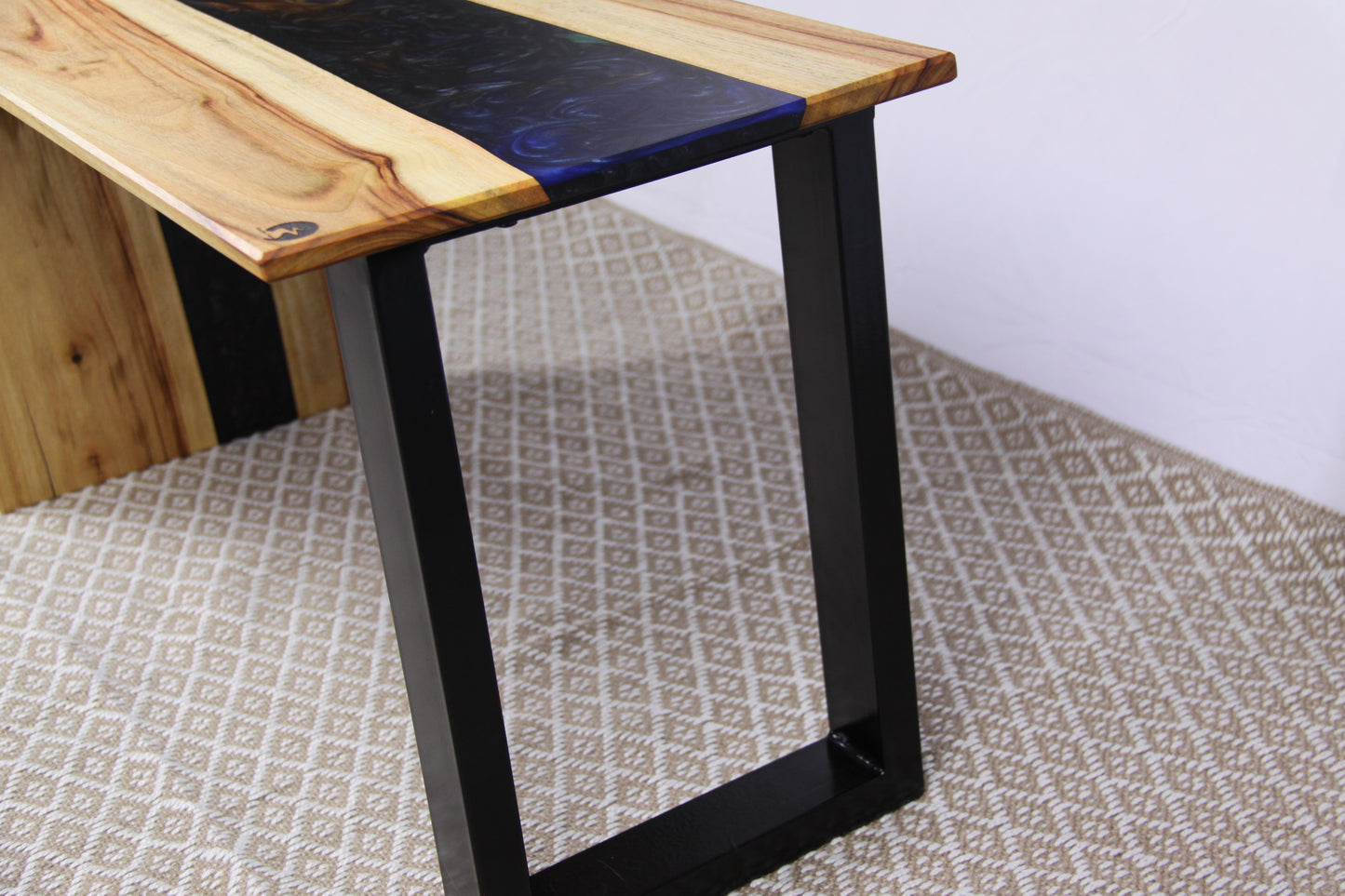 Coffee Table with Waterfall Look