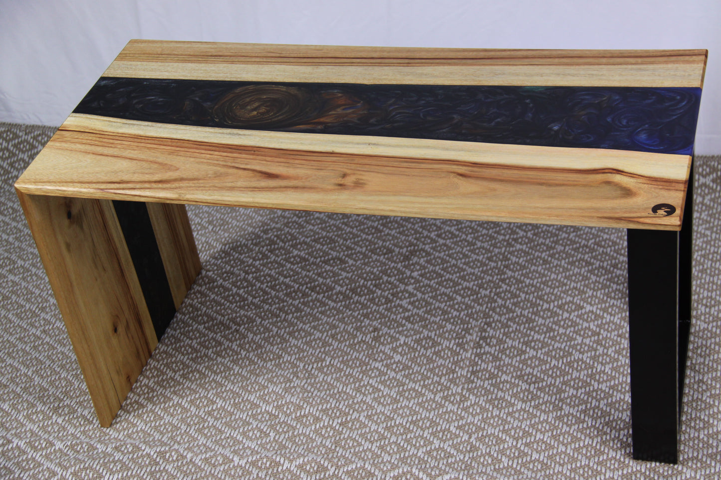 Coffee Table with Waterfall Look